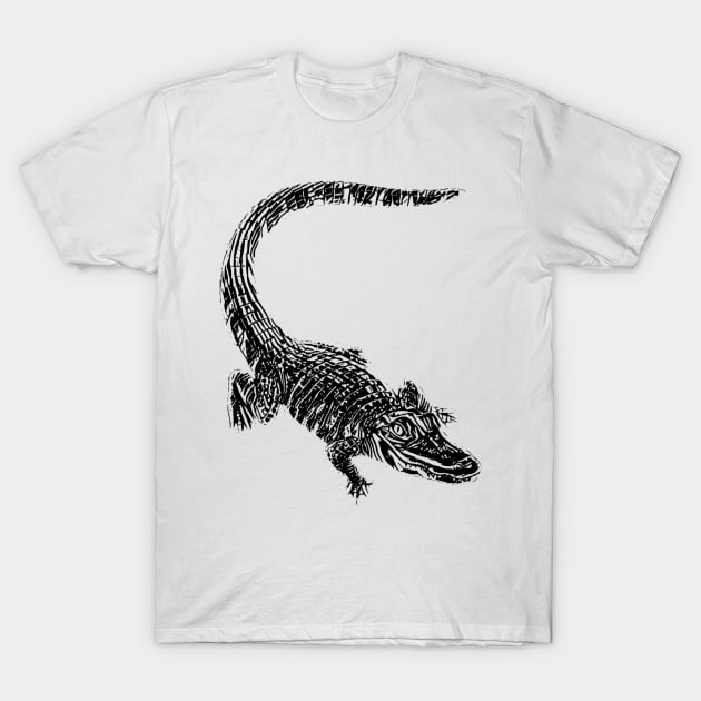 Crocodile T-Shirt by Nimmersatt